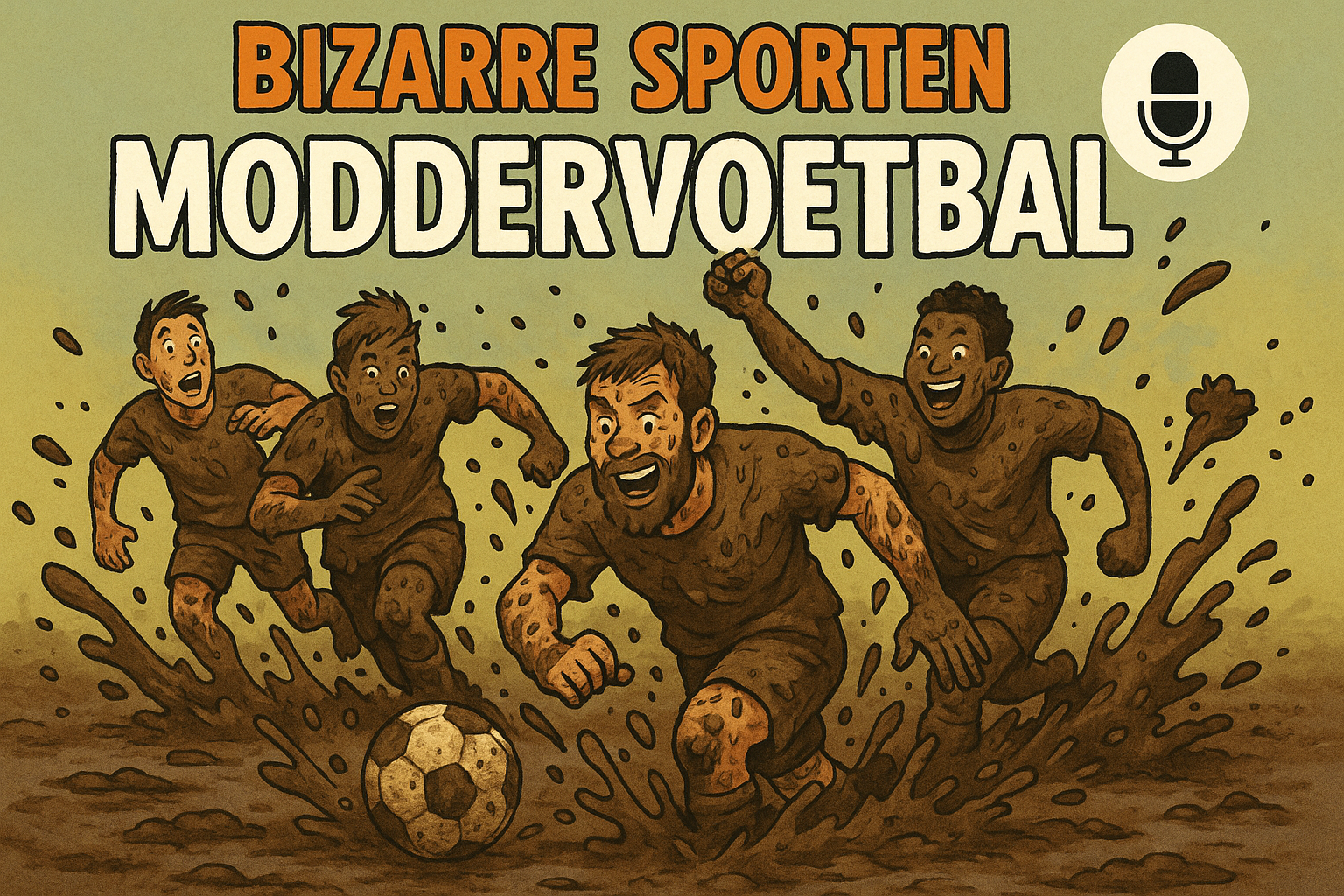 Moddervoetbal Audioboek Cover